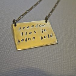 Boldness Be My Friend