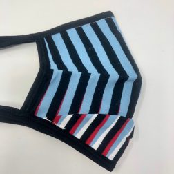 Tie Back Mask - Striped