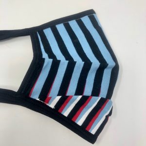 Tie Back Mask - Striped