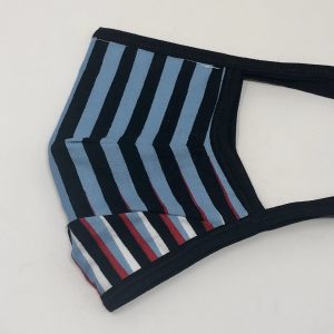Tie Back Mask - Striped