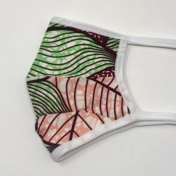 Tie Back Mask - Linear Flower