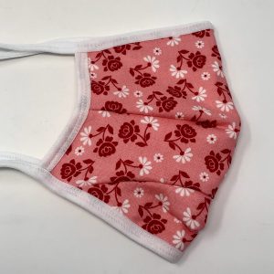 Tie Back Mask - Ruby