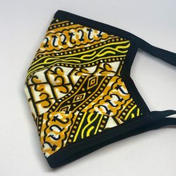 Tie Back Mask - Graphic Lines