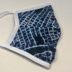 Tie Back Mask - Tie Dye Diamond