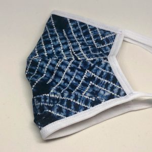 Tie Back Mask - Tie Dye Diamond