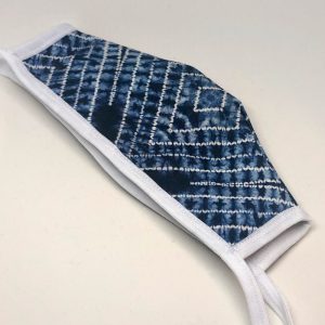 Tie Back Mask - Tie Dye Diamond