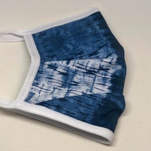 Tie Back Mask - Indigo Tie Dye