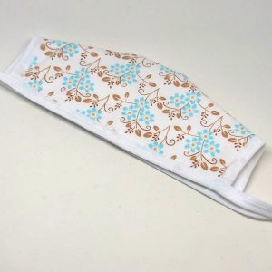 Tie Back Mask - Forget Me Not