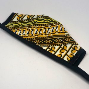 Tie Back Mask - Graphic Lines