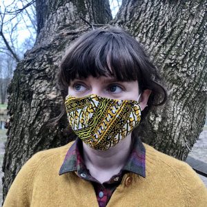 Ear Loop Mask - Scrollwork