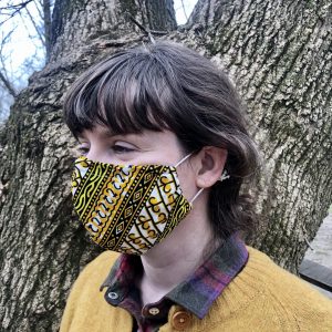 Ear Loop Mask - Scrollwork