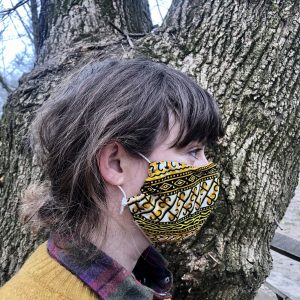 Ear Loop Mask - Scrollwork