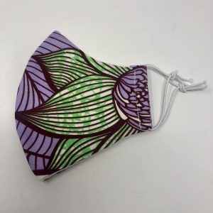 Ear Loop Mask - Linear Flower