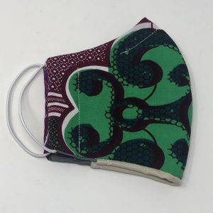 Ear Loop Mask - Scrollwork