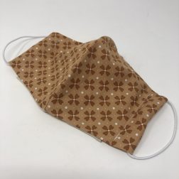 Ear Loop Mask - Brown Floral