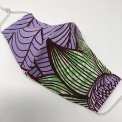Ear Loop Mask - Linear Flower