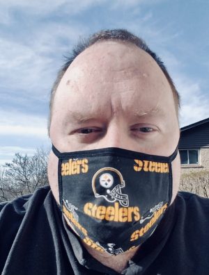Tie Back Mask - Baltimore Orioles (cartoon)
