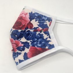 Tie Back Mask - Rose Garden