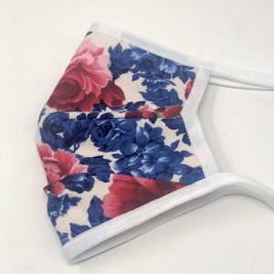 Tie Back Mask - Rose Garden