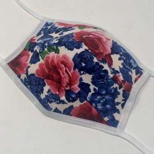 Tie Back Mask - Rose Garden