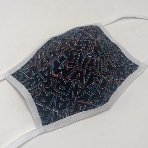 Tie Back Mask - Star Wars (text)