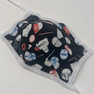 Tie Back Mask - Star Wars Characters (black)