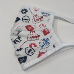 Tie Back Mask - Star Wars Characters (white)
