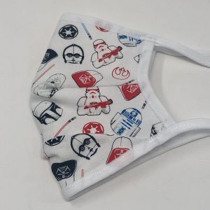 Tie Back Mask - Star Wars Characters (white)