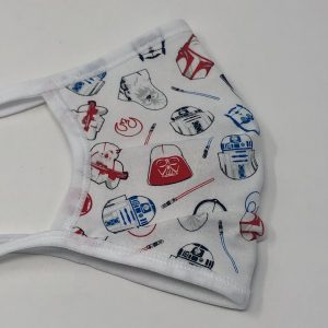 Tie Back Mask - Star Wars Characters (white)