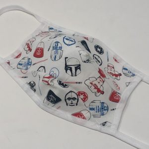 Tie Back Mask - Star Wars Characters (white)