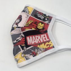 Tie Back Mask - Marvel Comics (red & black)