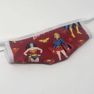Tie Back Mask - DC Comics (red)