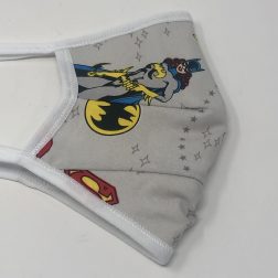 Tie Back Mask - DC Comics (grey)