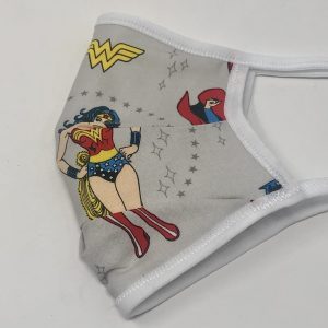 Tie Back Mask - DC Comics (grey)