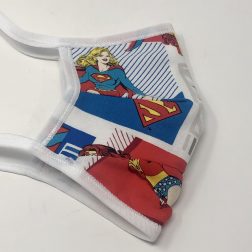 Tie Back Mask - DC Comics (collage)