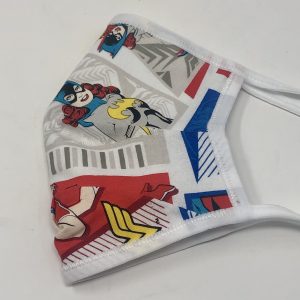 Tie Back Mask - DC Comics (collage)