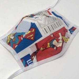 Tie Back Mask - DC Comics (collage)
