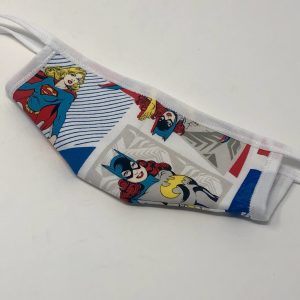 Tie Back Mask - DC Comics (collage)