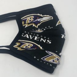 Tie Back Mask - Baltimore Ravens (black)