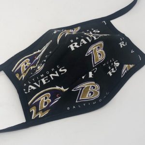 Tie Back Mask - Baltimore Ravens (black)