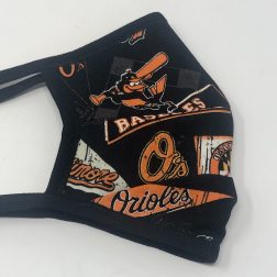 Tie Back Mask - Baltimore Orioles (collage)