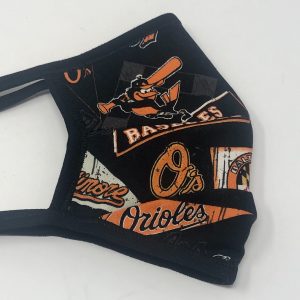 Tie Back Mask - Baltimore Orioles (collage)