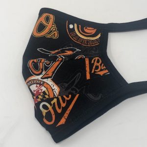 Tie Back Mask - Baltimore Orioles (collage)