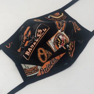 Tie Back Mask - Baltimore Orioles (collage)