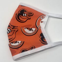 Tie Back Mask - Baltimore Orioles (cartoon)