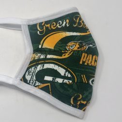 Tie Back Mask - Green Bay Packers
