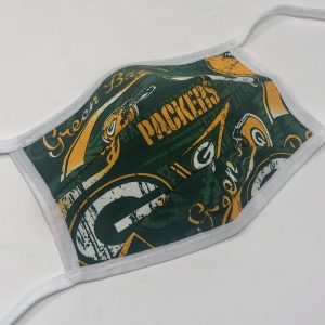 Tie Back Mask - Green Bay Packers