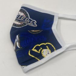 Tie Back Mask - Milwaukee Brewers