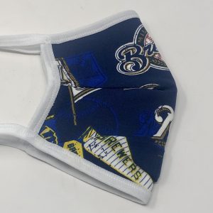 Tie Back Mask - Milwaukee Brewers