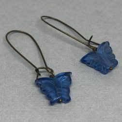 Glass Butterfly Earrings